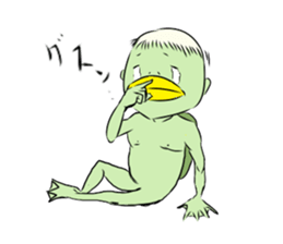 Daily life of kappa sticker #5510923