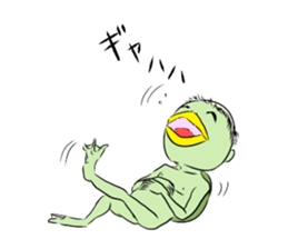 Daily life of kappa sticker #5510924