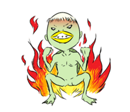 Daily life of kappa sticker #5510925