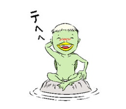 Daily life of kappa sticker #5510929