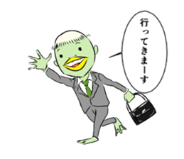 Daily life of kappa sticker #5510933