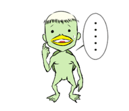 Daily life of kappa sticker #5510935