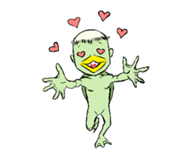 Daily life of kappa sticker #5510936