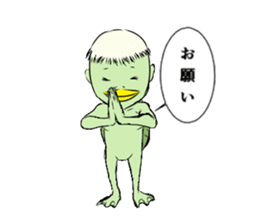 Daily life of kappa sticker #5510939