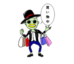 Daily life of kappa sticker #5510943