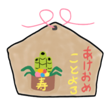 a votive tablets of a horse. sticker #5511184