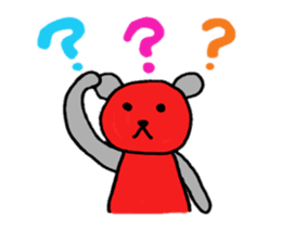 Mr.RedBear's daily conversation sticker #5511317