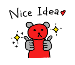 Mr.RedBear's daily conversation sticker #5511343