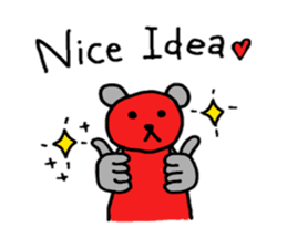 Mr.RedBear's daily conversation sticker #5511343