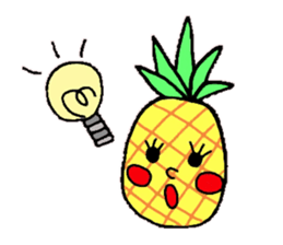 pineapple x sticker #5511753