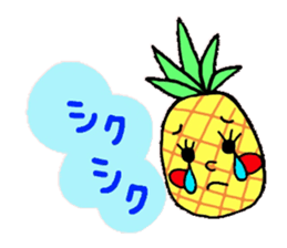pineapple x sticker #5511754