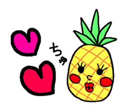 pineapple x sticker #5511756
