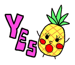pineapple x sticker #5511758