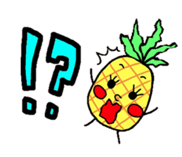 pineapple x sticker #5511761