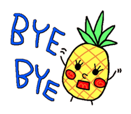 pineapple x sticker #5511762