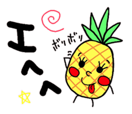 pineapple x sticker #5511764