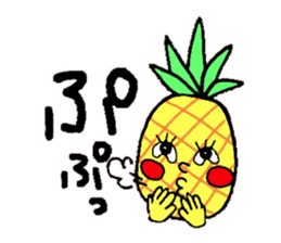 pineapple x sticker #5511767