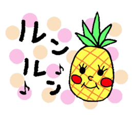pineapple x sticker #5511778