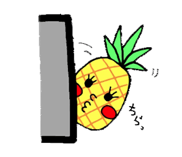 pineapple x sticker #5511780