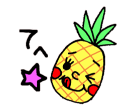 pineapple x sticker #5511781