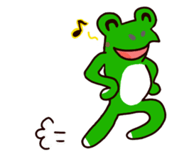 Takashi of the frog 3a sticker #5511873