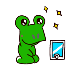 Takashi of the frog 3a sticker #5511876