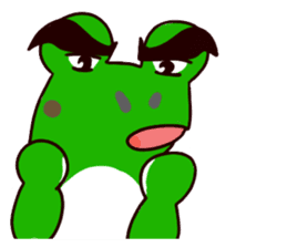 Takashi of the frog 3a sticker #5511878