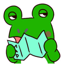 Takashi of the frog 3a sticker #5511902