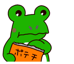 Takashi of the frog 3a sticker #5511903