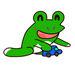 Takashi of the frog 3a sticker #5511904