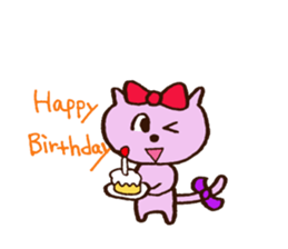 Ribbon Cat CHERIKO sticker #5512836