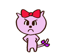 Ribbon Cat CHERIKO sticker #5512844