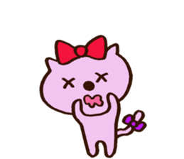Ribbon Cat CHERIKO sticker #5512856