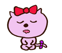 Ribbon Cat CHERIKO sticker #5512858