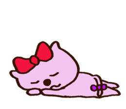 Ribbon Cat CHERIKO sticker #5512859