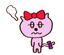 Ribbon Cat CHERIKO sticker #5512860