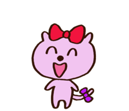 Ribbon Cat CHERIKO sticker #5512861