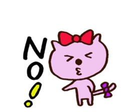 Ribbon Cat CHERIKO sticker #5512865