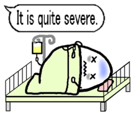 Egg sticker 3~hospitalized~ sticker #5512911