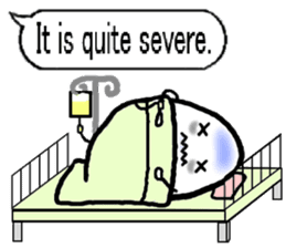 Egg sticker 3~hospitalized~ sticker #5512911