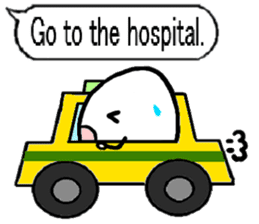 Egg sticker 3~hospitalized~ sticker #5512914