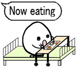 Egg sticker 3~hospitalized~ sticker #5512921