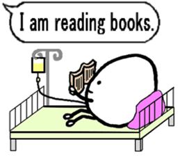 Egg sticker 3~hospitalized~ sticker #5512925