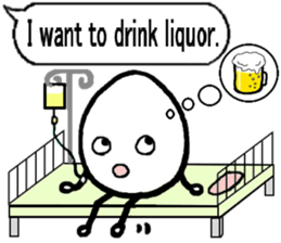 Egg sticker 3~hospitalized~ sticker #5512932