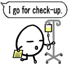 Egg sticker 3~hospitalized~ sticker #5512934