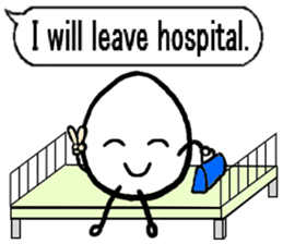 Egg sticker 3~hospitalized~ sticker #5512946