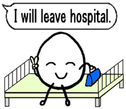 Egg sticker 3~hospitalized~ sticker #5512946