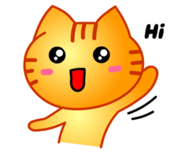 Tomo's Cute Cat Tiger (English) sticker #5513028