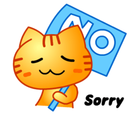 Tomo's Cute Cat Tiger (English) sticker #5513032