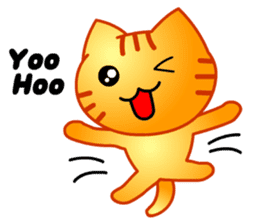Tomo's Cute Cat Tiger (English) sticker #5513034